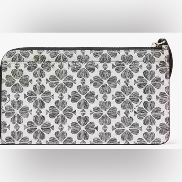 NWT Kate Spade Lucy Spade Flower Medium L-Zip Wristlet - Picture 2 of 8